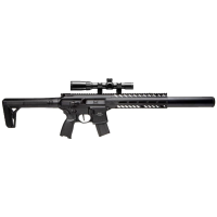 Sig Sauer MCX GEN II Air .177 Cal 90gr CO2 Air Rifle w/Scope, (1) 30rd Pellet Mag & M-LOK Handguard AIR-MCX-177-G2-BLK-SCOPE