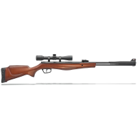 Stoeger S6000-E .177 Cal/1200 FPS Adv. Ergo. Hardwood Stock w/Fiber-Optic Sights and 4x32 Scope 30402