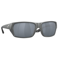 Costa Tailfin Matte Gray Frame Sunglasses w/Gray Silver Mirror 580P M Lenses 06S9113-91131060