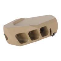 Cadex Defense MX1 3/4"-24 TPI Tan Muzzle Brake 3850-024-TAN