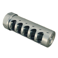 APA Gen 3 Fat Bastard Muzzle Brake 3/4x24 .338 Cal Stainless Steel