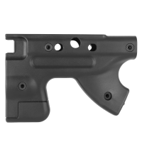 Accuracy International AW/AE/AICS Legacy Chassis Thumbhole Folding Rear End Black Stocksides 25385BL