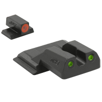 Meprolight Hyper-Bright S&W M&P Shield Orange Ring/Green Fixed Pistol Sight Set 417703131