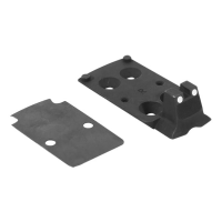 Kimber Optics Plate w/ Integral Co-witness Rear White Dot Sight for Trijicon RMR Optics 4000939