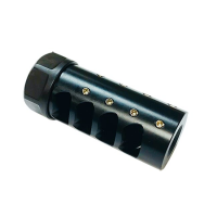 APA Gen 3 Little Bastard Self Timing Muzzle Brake 5/8x24 6.5mm Black Nitrided