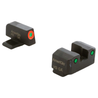 Ameriglo Trooper Grn Trit w/Orange Outline F, Grn Trit w/Black Outline Rear 3-Dot Night Sight for Springfield XD Models XD-816