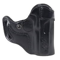 Kimber 1911 Ultra-Size 3" Cross Draw Black Leather Holster w/Kimber Logo by DeSantis 4000202