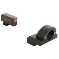 Ameriglo Ghost Ring Green Tritium w/Orange Outline Front, Green Tritium Rear Night Sight for Glock Gen5 9/40 GL-5225