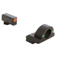 Ameriglo Ghost Ring Grn Trit w/Orange Outline Front, Grn Trit Rear Night Sight for Glock 42,43,43X,48 GL-4225