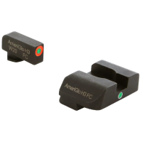 Ameriglo i-Dot Green Tritium w/Orange Outline Front, Green Single Dot Rear Night Sight Sight for Glock Gen 1-4 17,19,22-24,26,27,33-35,37-39 GL-201