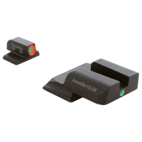 Ameriglo i-Dot Green Tritium w/Orange Outline Front, Green Single Dot Rear Night Sight Sight for S&W M&P Shield (Excl. EZ) SW-245