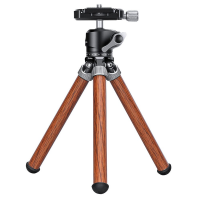 Leofoto Mini Traveler Wood Color Tabletop Tripod w/Ball Head Kit MT-02C-LH-22-WOOD