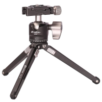 Leofoto Mini Table Pocket Tripod w/LH-25 Leveling Head MT-02-LH-25