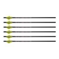 Excalibur Quill 16.5" Carbon Micro Crossbow Arrows 6pk 22QV16-6