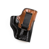 Kimber Micro 9mm RH Black/Tan IWB Holster w/Kimber Logo by DeSantis 4100970