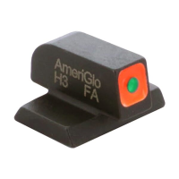 Ameriglo Green Tritium Orange Sq Outline .23"H .14"W Front Sight for S&W S&W-212-OR-Q