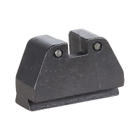 Ameriglo Grn Trit 2-Dot Black Outlines .492"H .150" Sq Notch Rear Sight for SW M&P (2.0 Core Dovetail) SW-2200R