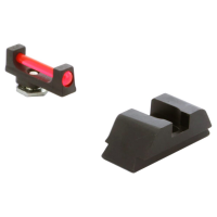 Ameriglo Red Fiber .115" Front Black Rear Sight Set for Glock 42,43,43X,48 GFT-122