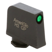 Ameriglo Grn Trit w/Black Outline .385"H .125"W Front Sight for Glock GL-412-385