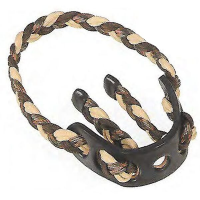 Paradox Brown MissionArchery Camo Elite Double-Wide Braid Bow Wrist Sling w/Leather Mount PBSE-E-75