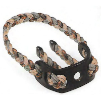 Paradox Original Mission Archery Camo Elite Double-Wide Braid Bow Wrist Sling w/Leather Mount PBSE-E-39