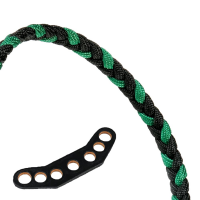 Paradox Black/Green Original Braid Bow Wrist Sling w/Leather Mount PBSL-T-10