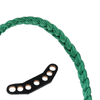 Paradox Solid Green Original Braid Bow Wrist Sling w/Leather Mount PBSL-T-5