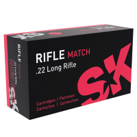 SK Ammunition .22 LR Rifle Match 40gr Ammunition Box of 50rds 420408