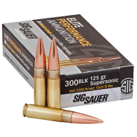 Sig Sauer Ammo .300 BLK 125gr Elite Match Grade OTM 20/Box E300A1-20