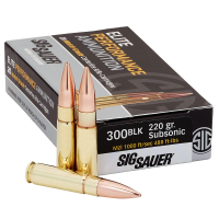 Sig Sauer Ammo .300 BLK 220gr Elite Match Grade OTM 20/Box E300A2-20