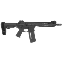 LWRC SIX8-A5 6.8 SPC 10.5" 1:7" 1/2x28 Bbl Black Pistol w/SBA3 Brace SIX8A5PB10SBA3