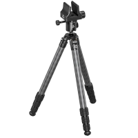 Leofoto SA Series SA-324CX Tapered SOAR Rifle Tripod w/MK-40X Ball Head & GS-3 Rifle Clamp Mount SA-324CX+MK-40X+GS-3