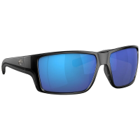 Like New Costa Reefton Pro Matte Black Sunglasses w/Blue Mirror 580G Lenses 06S9080-90800163