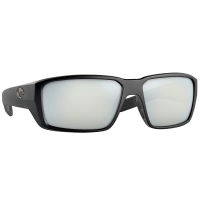 Costa Fantail Pro Matte Black Sunglasses w/Gray Silver Mirror 580G Lenses 06S9079-90790460