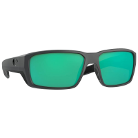 Costa Fantail Pro Matte Gray Sunglasses w/Green Mirror 580G Lenses 06S9079-90791060