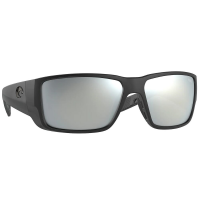 Costa Blackfin Pro Matte Black Sunglasses w/Gray Silver Mirror 580G Lenses 06S9078-90780460