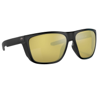 Costa Ferg XL Matte Black Sunglasses w/Sunrise Silver Mirror 580G Lenses 06S9012-90120462