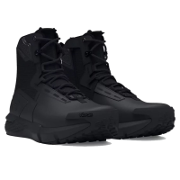 Under Armour Charged Valsetz Waterproof Zip Boot Black Size 7.5 3027679-001017