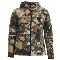 Under Armour Women's Rut Windproof Jacket UA Forest All Season Camo/Black XXL 1365594-994005