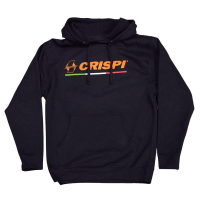 Crispi Hoodie Italy Flag Black 2XL Hoodie-Italy-Flag-Logo-2XL-BLK