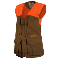 Beretta Women's Retriever Hunting Vest Tobacco/Blaze Orange 2XL GD322T16510850XXL