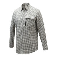 Beretta Lightweight Shirt White/Green Check X Large LU891T2163011BXL