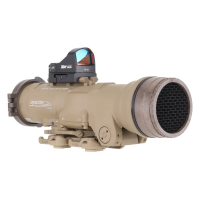 Elcan SpecterDR 1.5x/6x 7.62mm FDE Riflescope w/Flip Covers, ARD & 3MOA XOPTEK DFOV6-T265-C20-X3