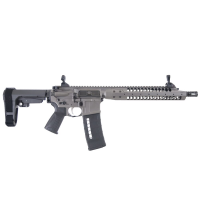 LWRC SIX8-A5 6.8 SPC 12.7" 1:7" 1/2x28 Bbl Tungsten Grey Pistol w/SBA3 Brace SIX8A5PTG12SBA3