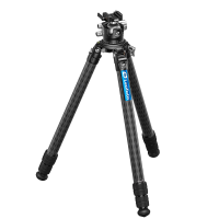 Leofoto LM-X LM-403CX Tripod w/100mm Bowl, Platform & LH-55LR Lever-Release Low Profile Ball Head LM-403CX-LH-55LR