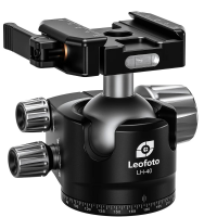 Leofoto LH-47LSC 47mm Low Profile Lever-Release Hybrid Clamp Ball Head LH-47LSC-ARCA