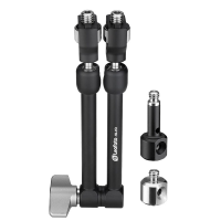 Leofoto AM-4 155mm Versa Magic Arm w/Anti-Twist Adapter & 3/8" Mounting Studs AM-4-KIT