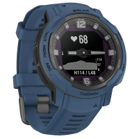 Garmin Instinct Crossover Solar Tidal Blue Smartwatch 010-02730-12