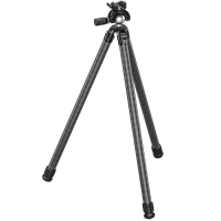 Leofoto SA-X SA-402CX Tripod w/Rosette, 3/8" Mounting Stud & MH-X Full Dynamic Ball Head SA-402CX-MH-60X-ARCA