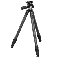 Leofoto SA-X SA-324CLX Long Tripod w/Rosette, 3/8" Mounting Stud & MH-X Full Dynamic Ball Head SA-324CLX-MH-40X-ARCA